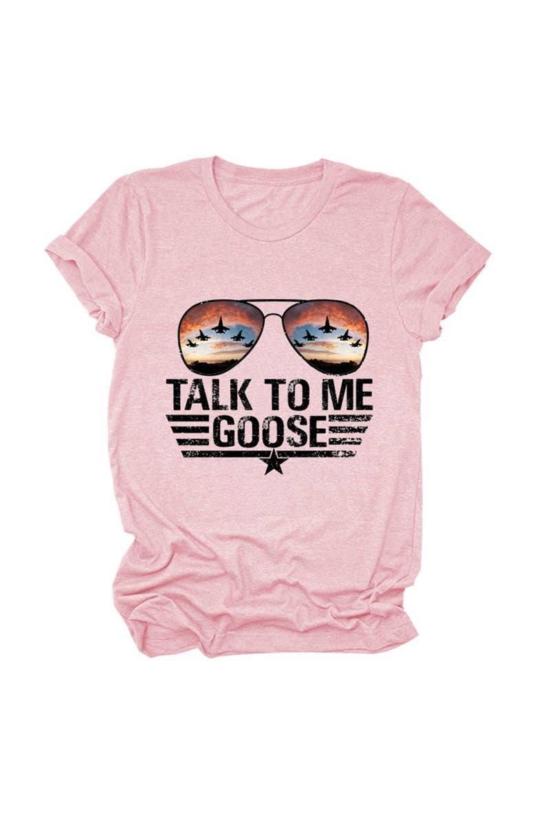 CWTTS1547_SUMMER LETTER PRINT SHORT-SLEEVED T-SHIRT