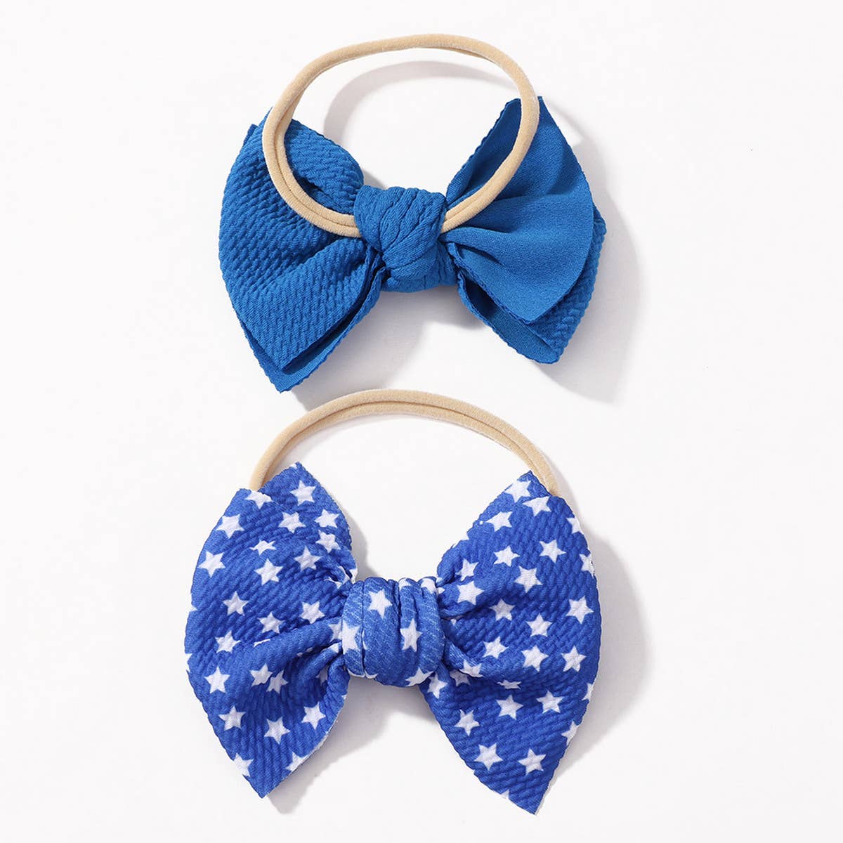 STRIPED CHILDREN'S HAIRBAND BOW HAIR ROPE_CWAHA2351