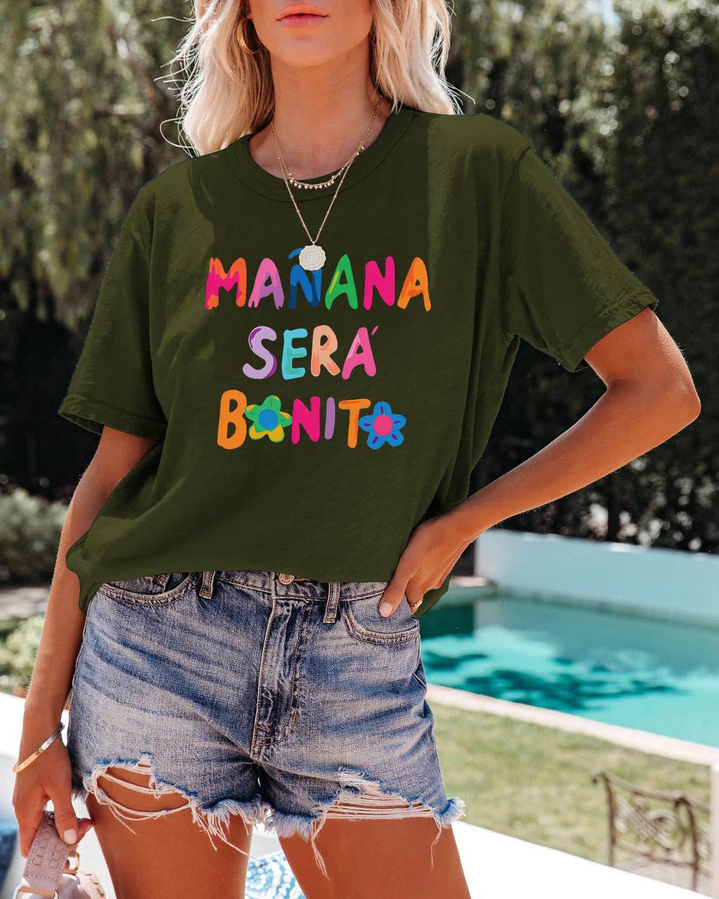 BREATHABLE PRINTED MOTHER'S DAY BLOUSE