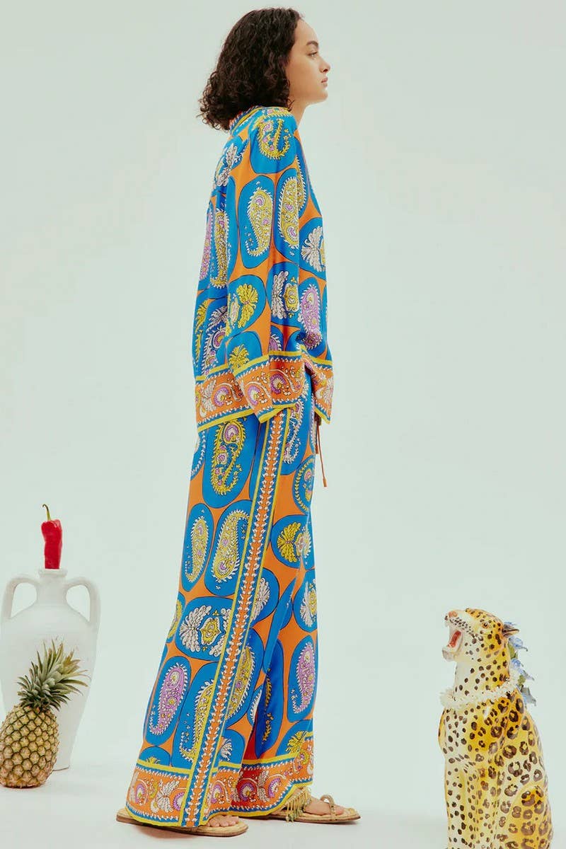 CWSS1240_FASHION HOLIDAY LOOSE CASUAL TWO-PIECE