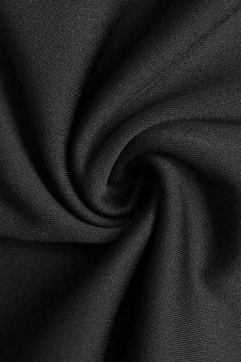 CWSJS1764_LACE PATCHWORK SLEEVELESS TIE WAIST JUMPSUIT