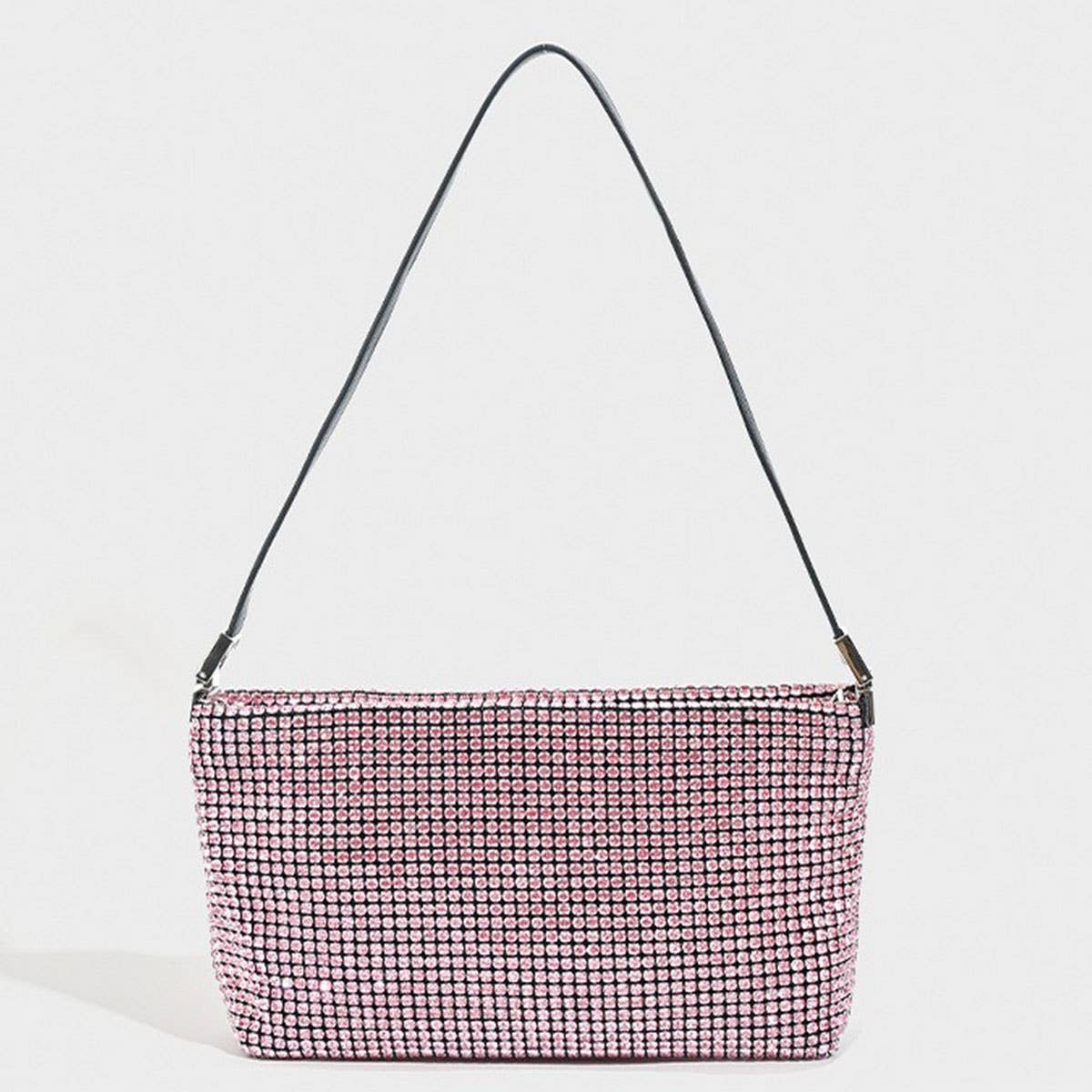 HIGH-END SOFT SURFACE RHINESTONE EVENING BAG_CWAB3610