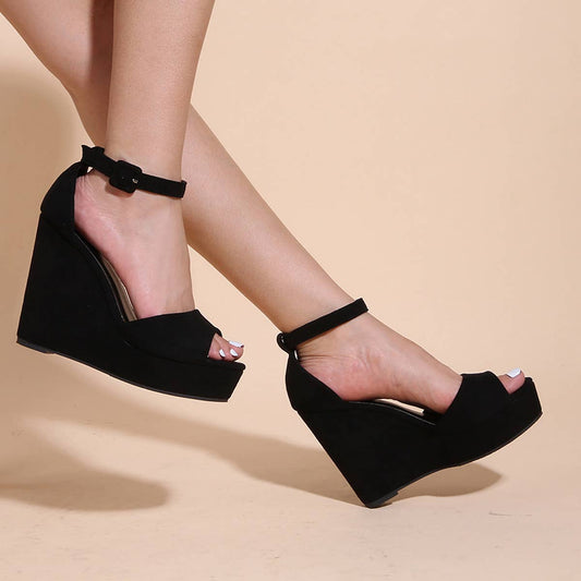 NEW STYLE FISH MOUTH BAG AND STRAPPY HIGH HEELS_CWSHH0130