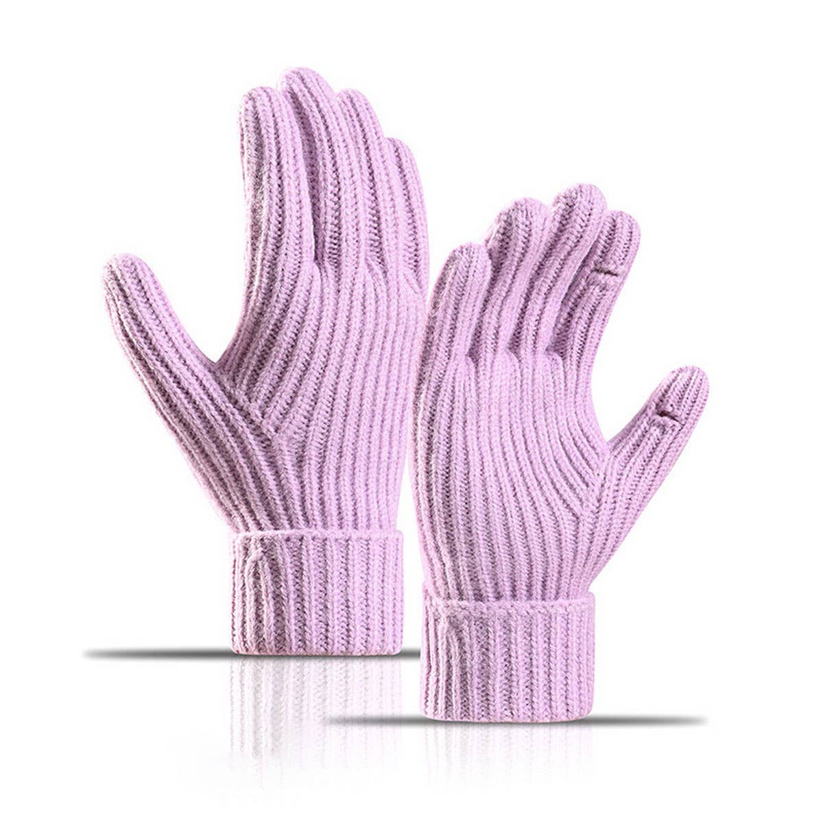 CWAG00591_WINTER KNIT FINGERLESS TOUCHSCREEN GLOVES