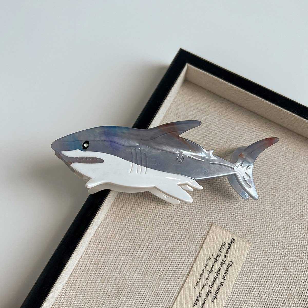 Shark series acetate hairpin, beach hairpin