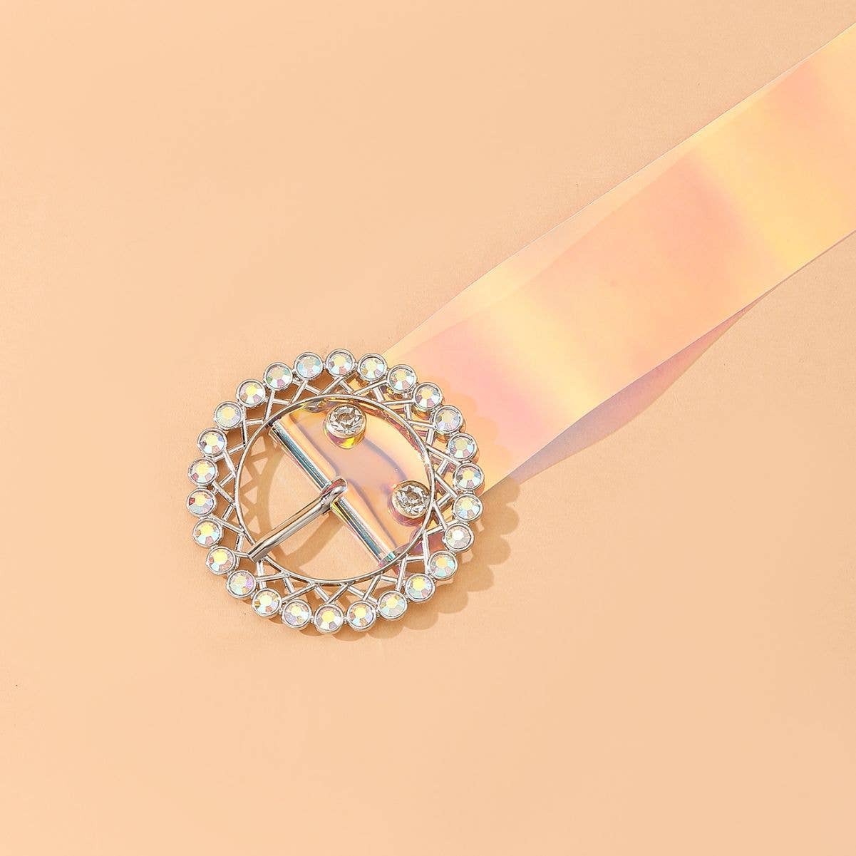 Diamond punk fashion acrylic belt