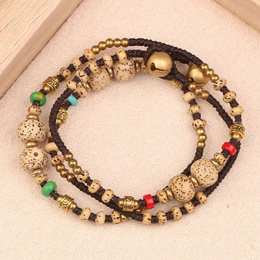 RETRO ETHNIC STYLE TURQUOISE MULTI-LAYER BRACELET_CWAJE3977