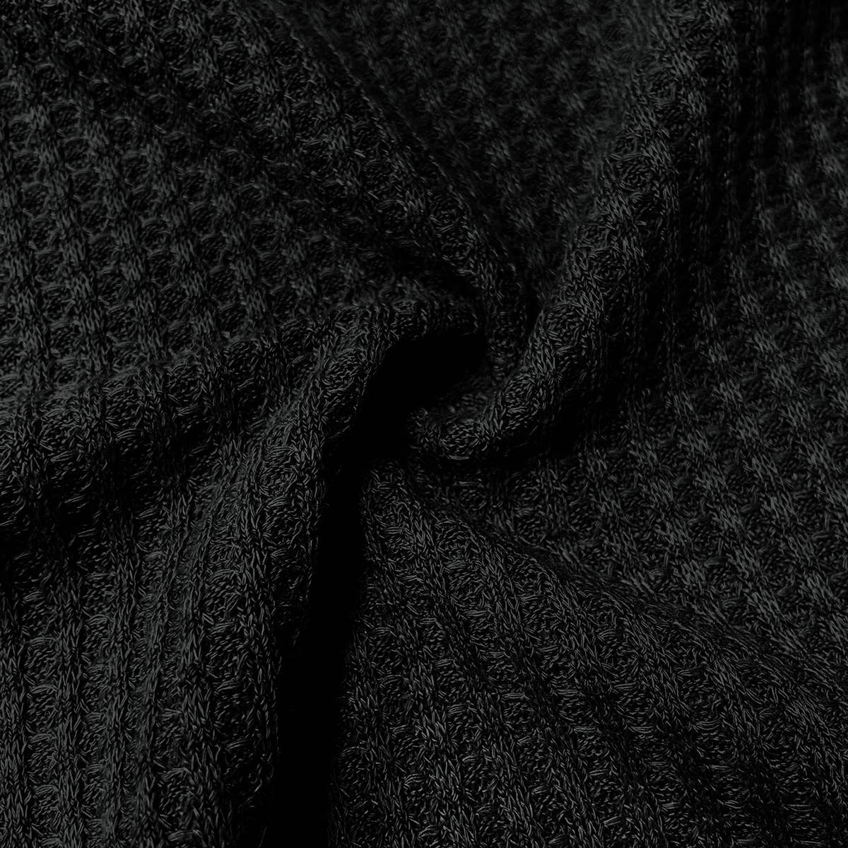 BUTTON-KNIT CASUAL FASHION CREW-NECK HOODIE