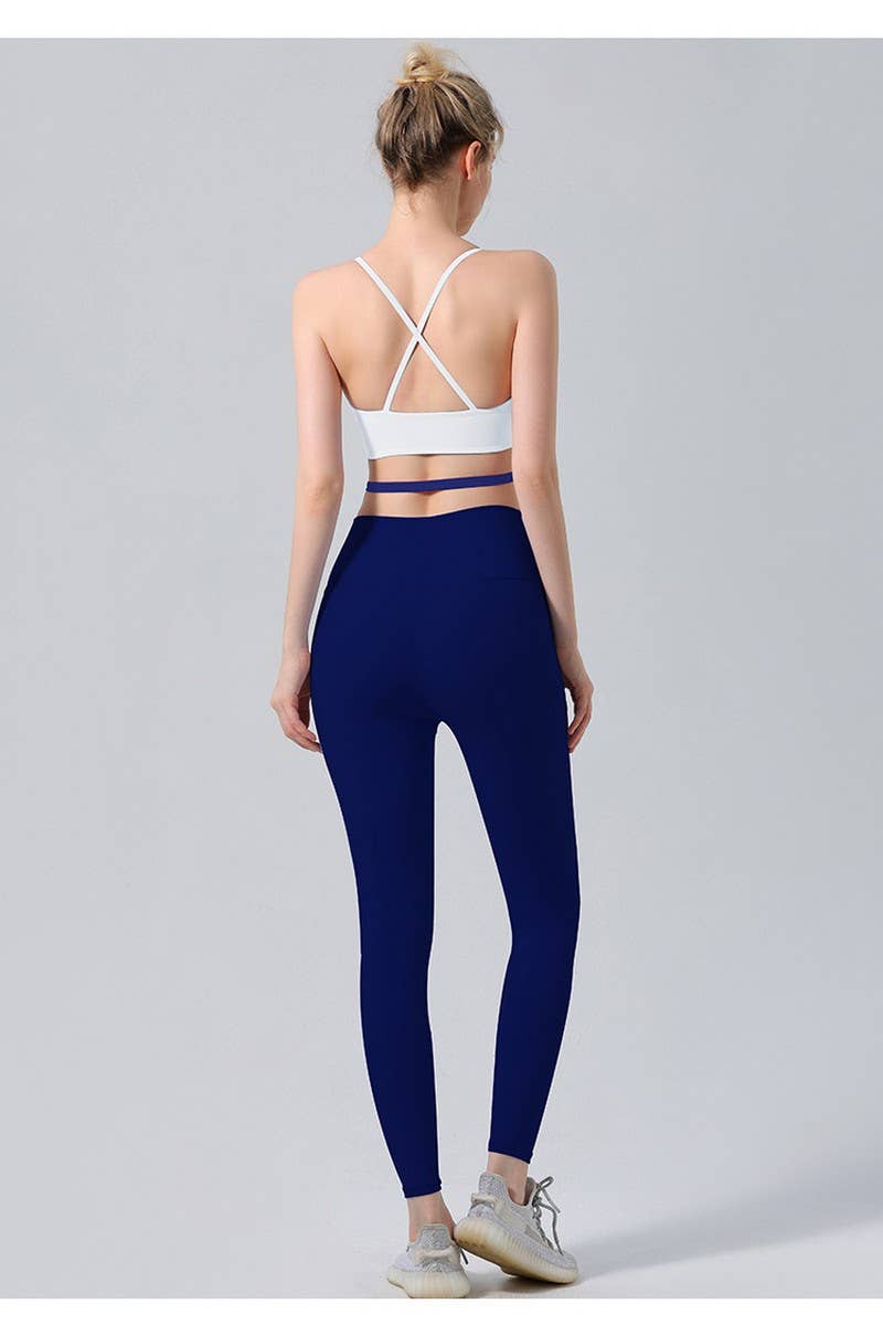 CWSTB1985_PADDED SPORTS BRA RACERBACK TANK AND LEGGINGS SET