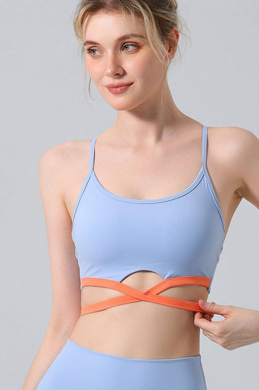 CWSTB1985_PADDED SPORTS BRA RACERBACK TANK AND LEGGINGS SET