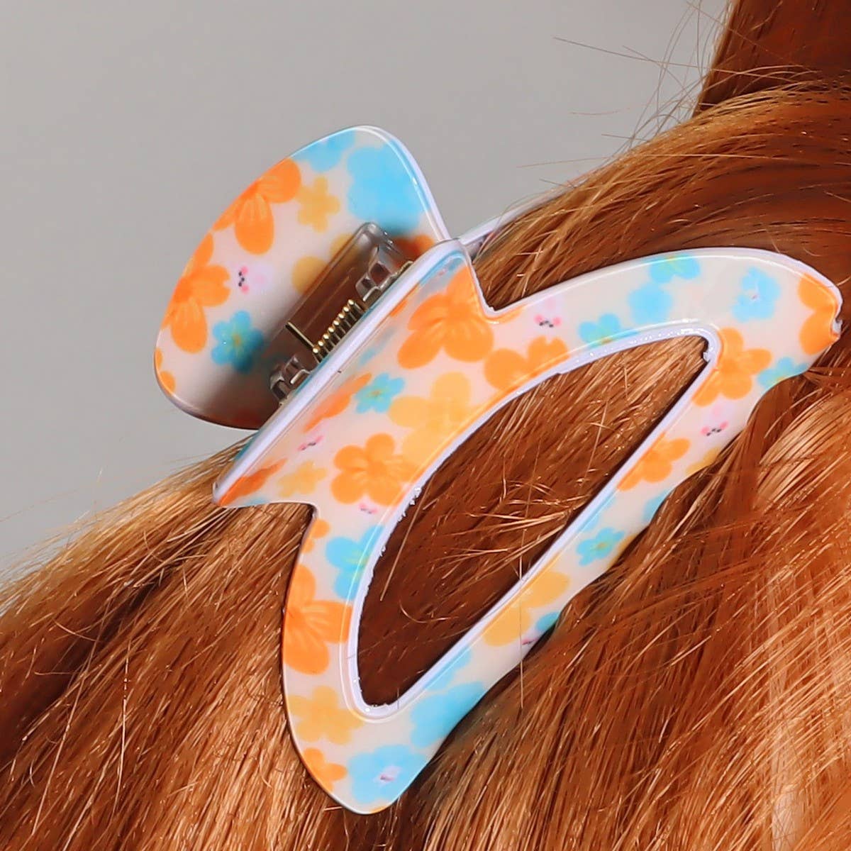 CWAHA1415_PLANTS FLOWERS HAIR CLAW CLIP