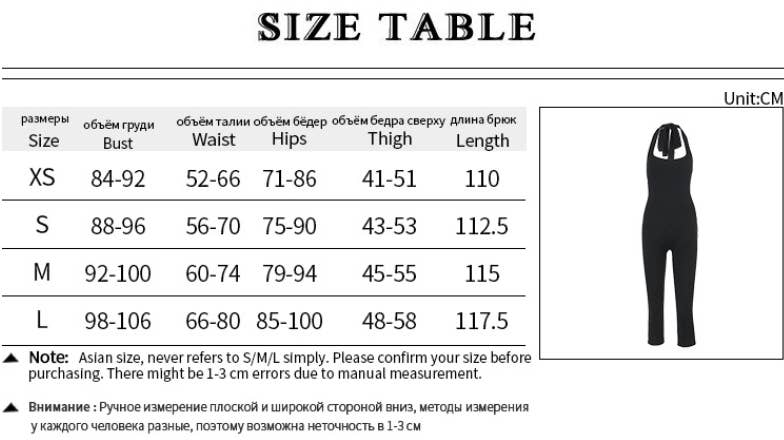 CWSJS1493_HALTER NECK SOLID COLOR ROMPER JUMPSUIT