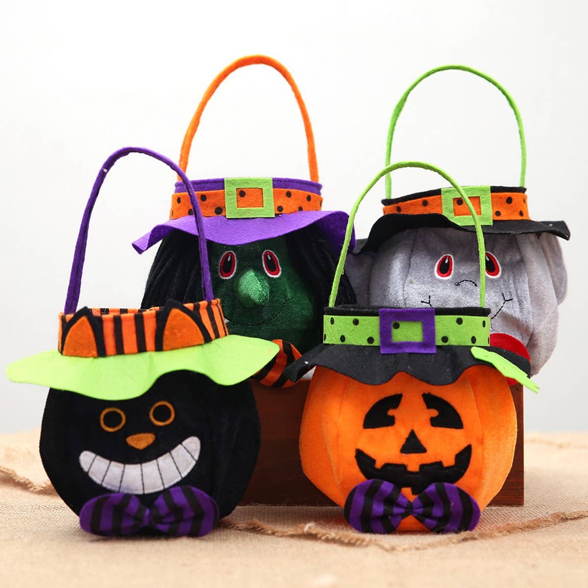 CWMM10242_HALLOWEEN PUMPKIN CANDY BAG KIDS TRICK OR TREAT
