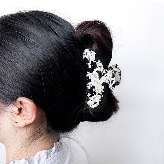 Acetate Hair Clip INS Trendy Quicksand Shark Clip_CWAHA2090