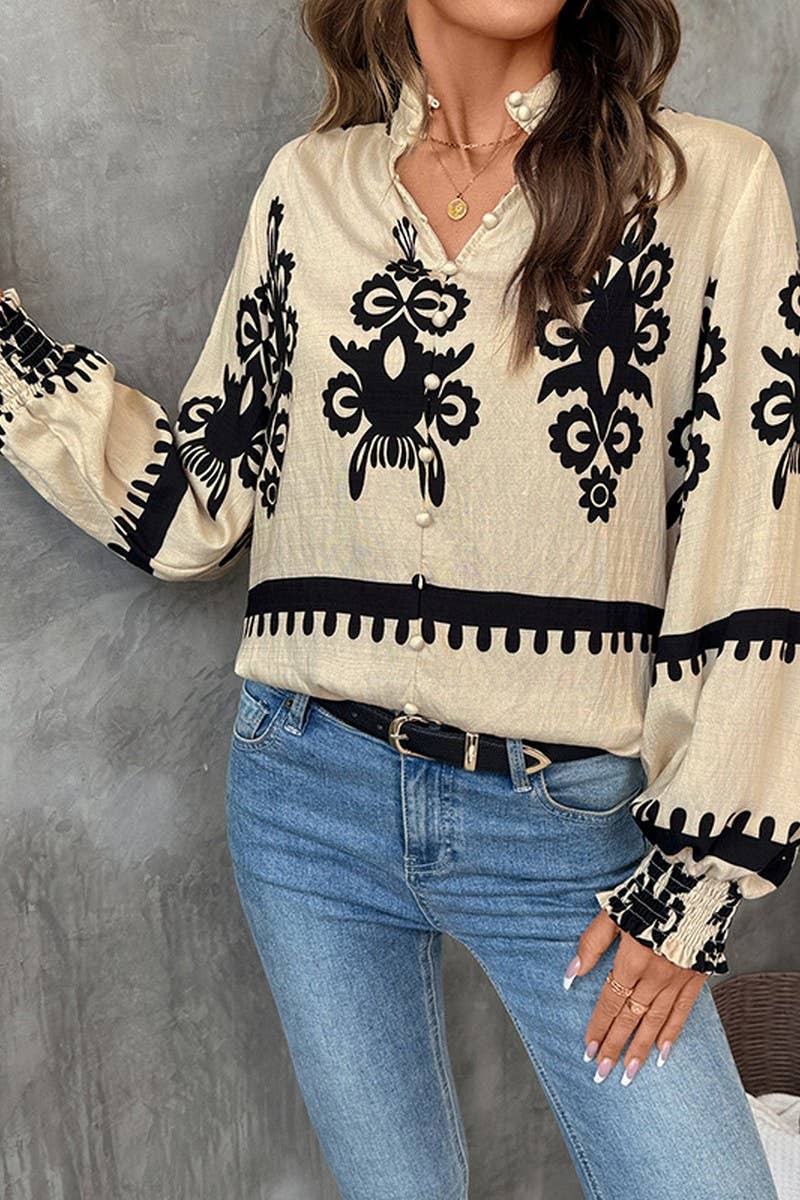 CWTBLL00746_ETHNIC STYLE LONG-SLEEVED PRINTED SHIRT