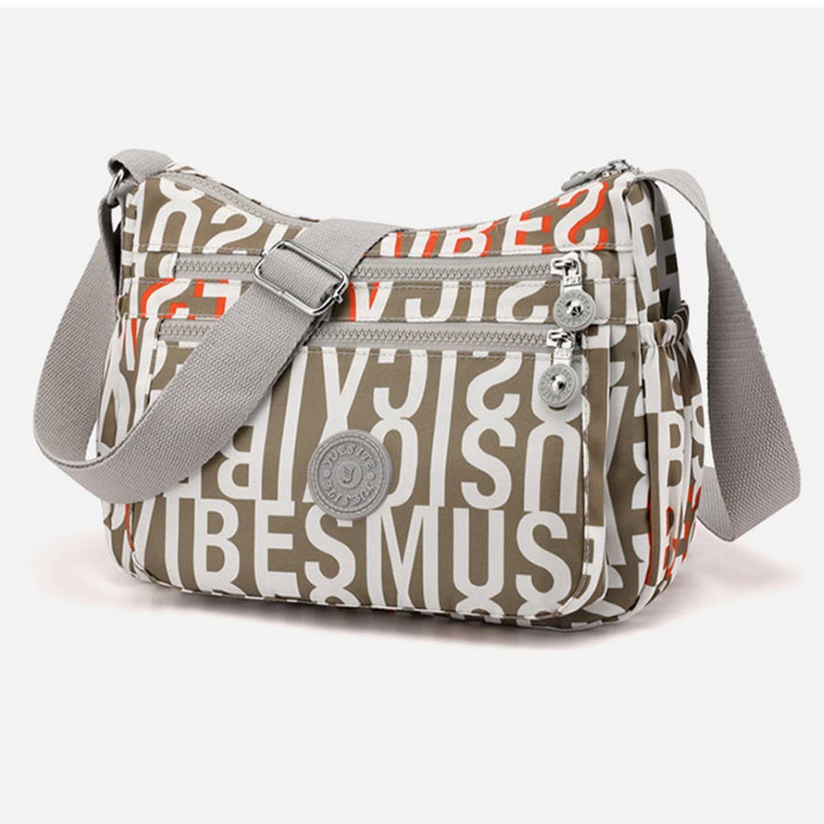 SIMPLE AND ELEGANT NYLON CROSSBODY SHOULDER BAG