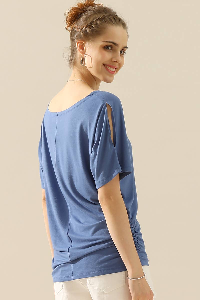 CWTTS640-P_PLUS SIZE DOLMAN SHORT SLEEVE BOAT NECKLINE TEE