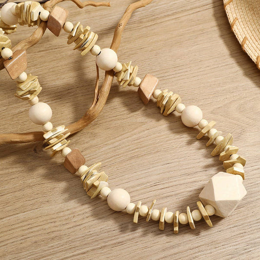 EXOTIC RETRO ETHNIC BRAIDED LONG NECKLACE_CWMM4404