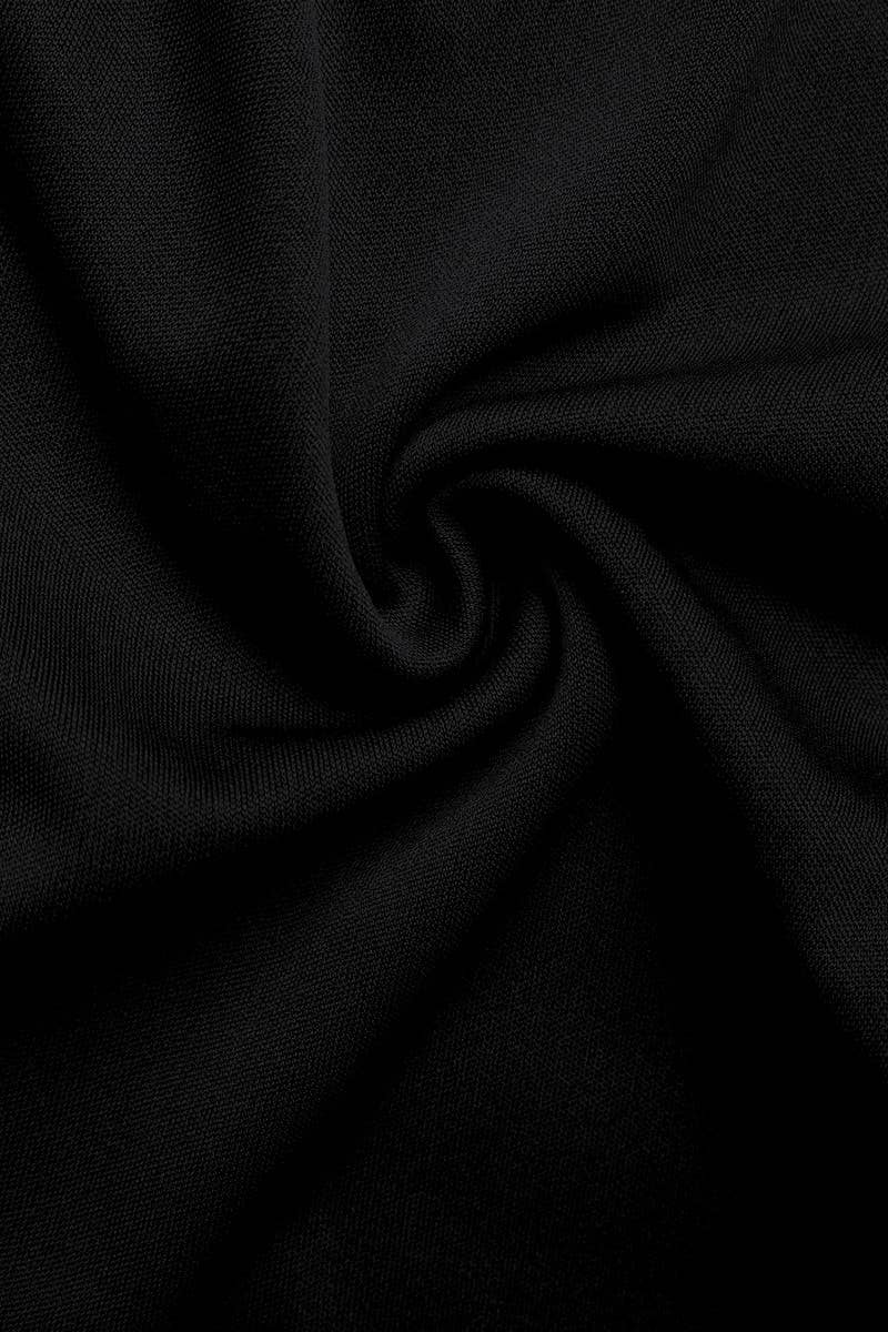 CWSJS1685_BLACK AND WHITE ONE SHOULDER BOW JUMPSUIT