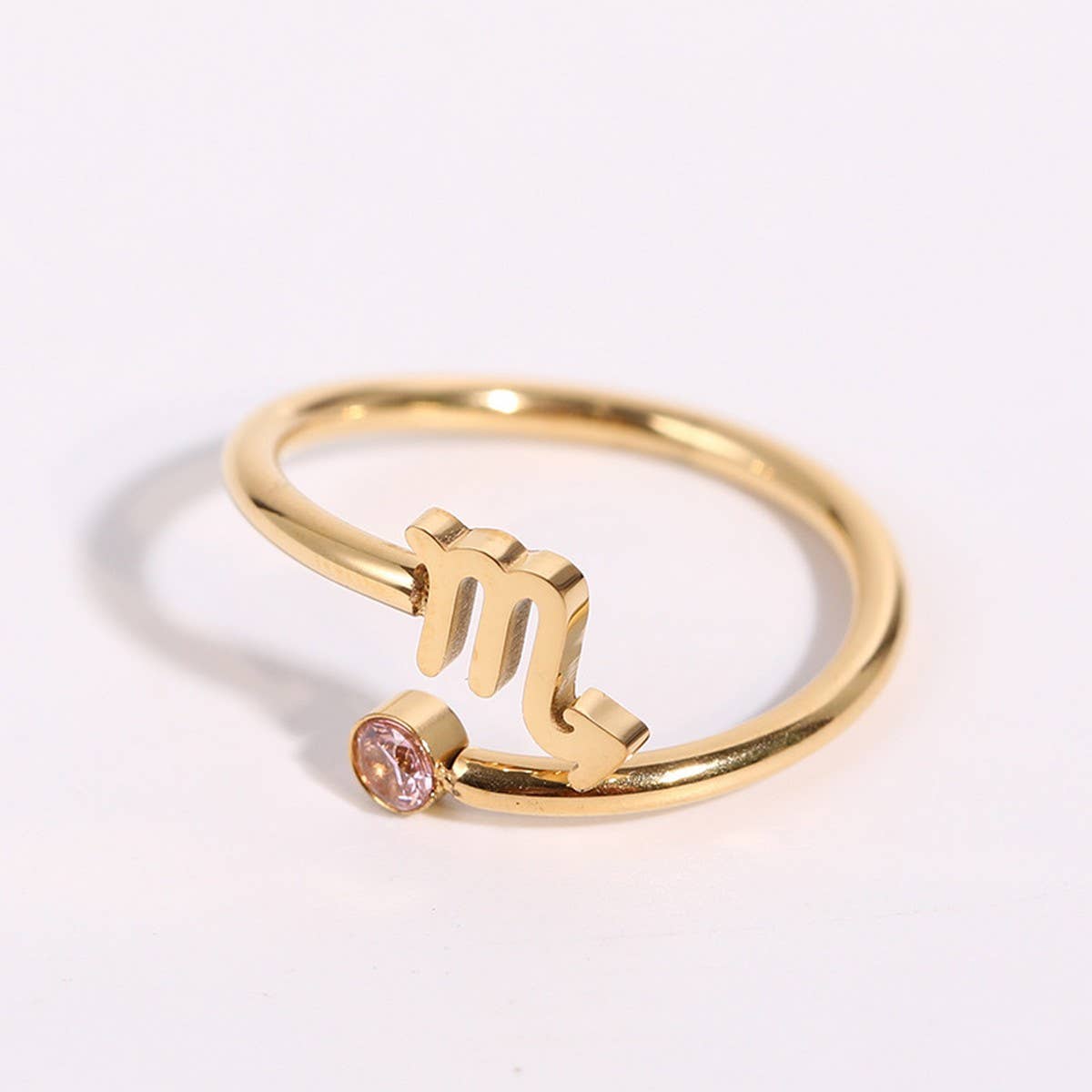 colored zircon rings fort and twelve zodiac signs