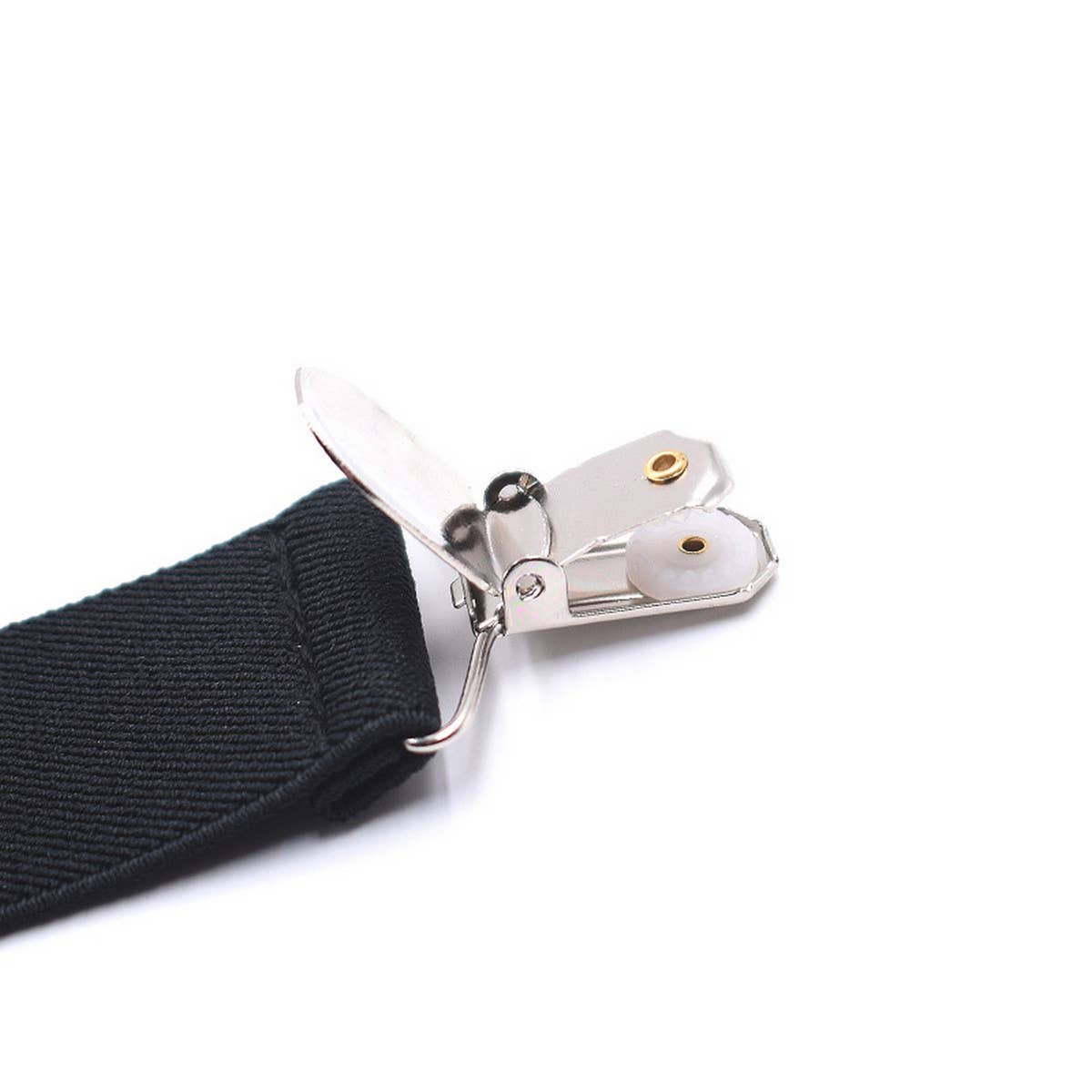 SOLID COLOR ELASTIC ADULT SUSPENDER CLIP_CWMM1110
