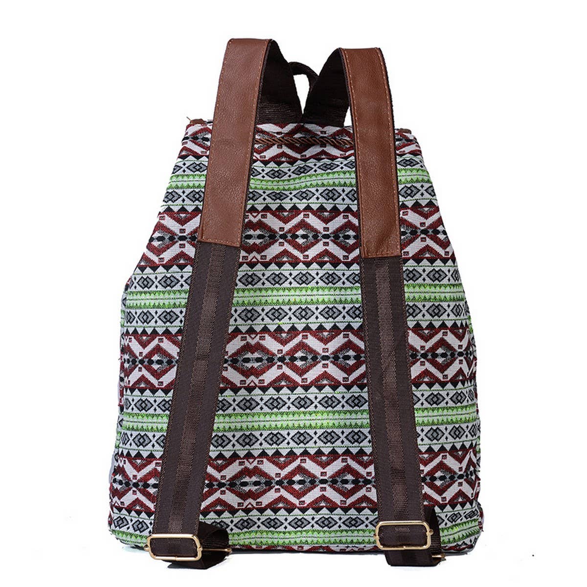 VINTAGE PATTERN BACK-TO-SCHOOL TRAVEL CANVAS BAG_CWAB2218