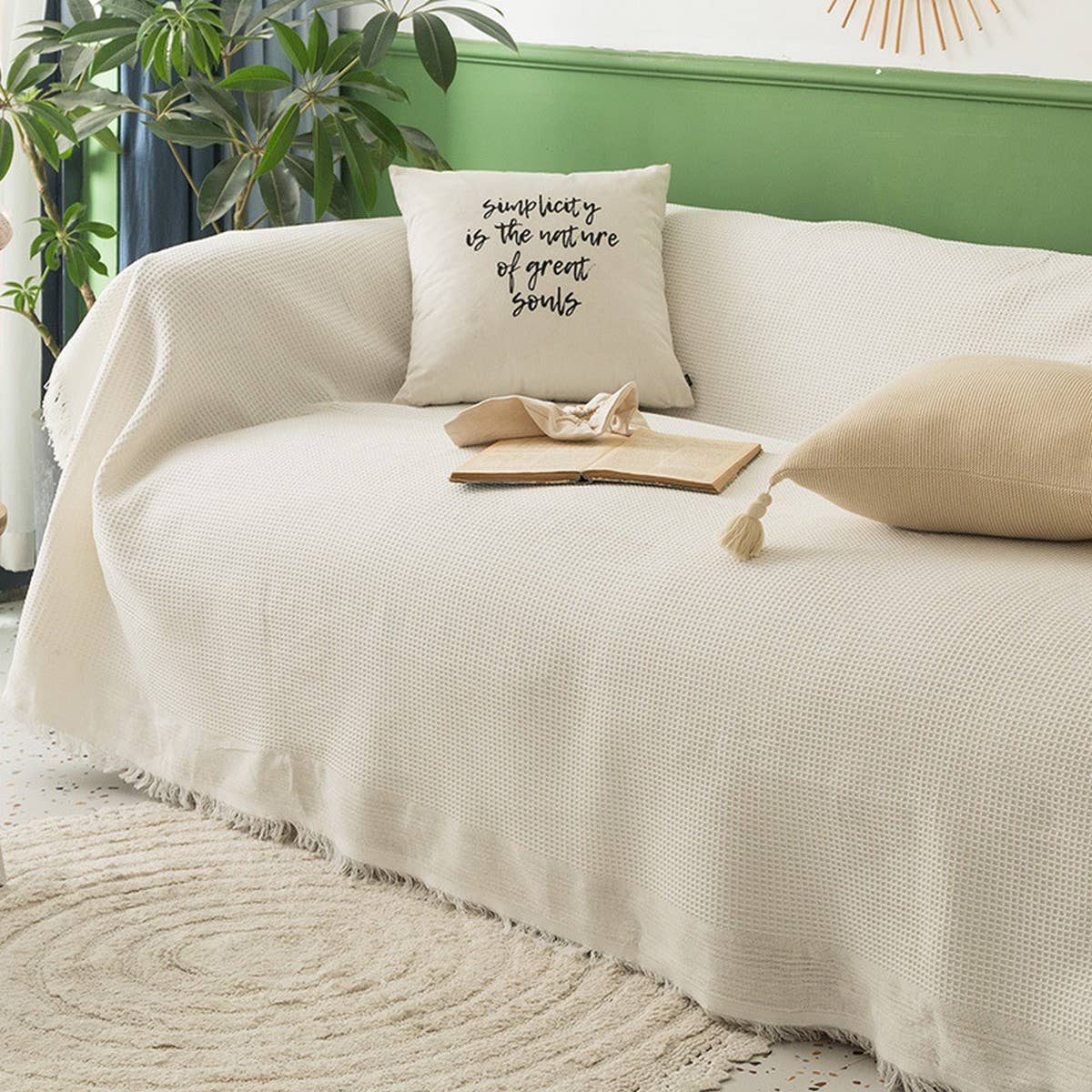 Universal Sofa Throw Blanket for Full Cover