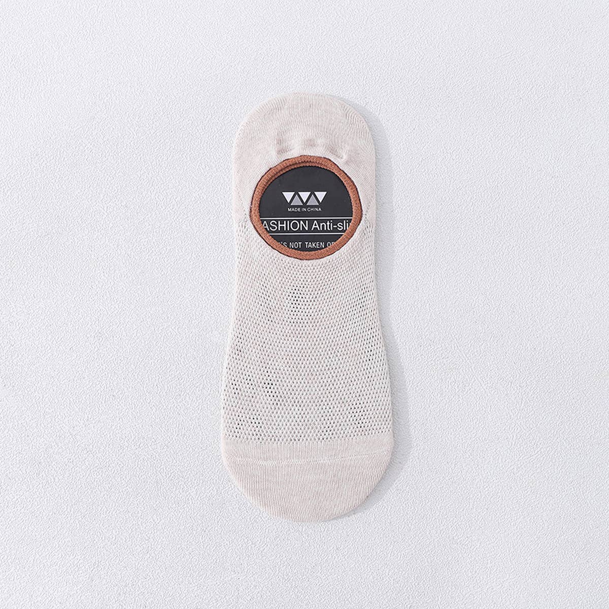 CASUAL SOLID COLOR HOLLOW SOCKS_CWMS0437