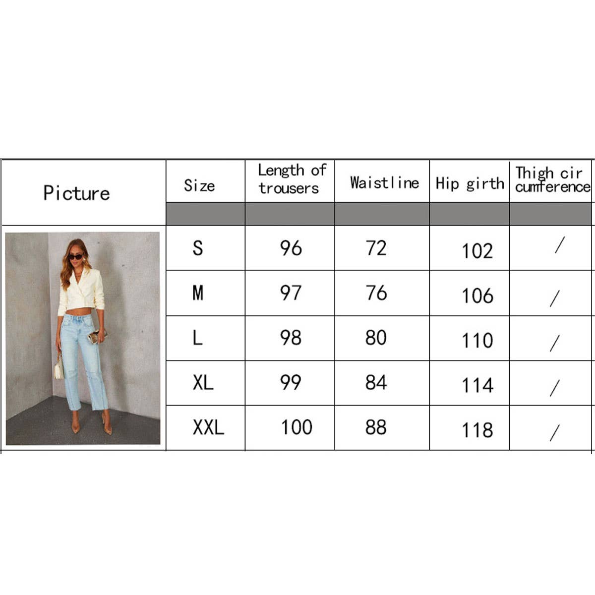 Casual loose mid-waist straight tube wash fashion jeans
