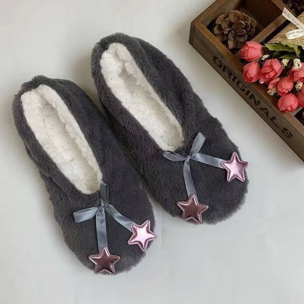 HOME WARM NON-SLIP PLUSH FLOOR SOCKS YOGA SOCKS