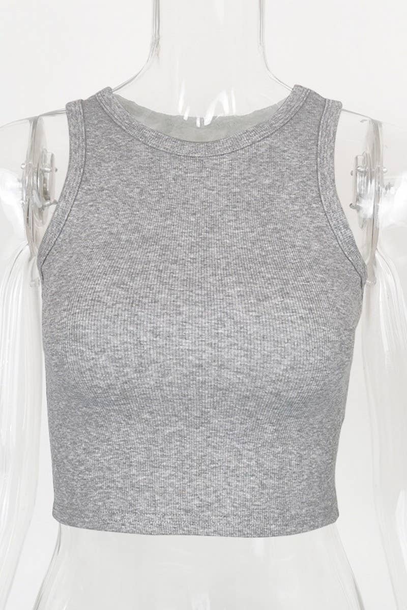 CWTTK0811_SPORTS SHORT SLEEVELESS TIGHT-FITTING VEST