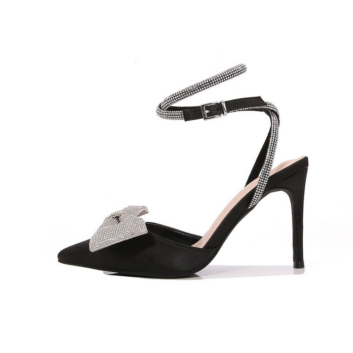 DIAMOND BUTTERFLY SEXY STRAPPY HIGH HEELS