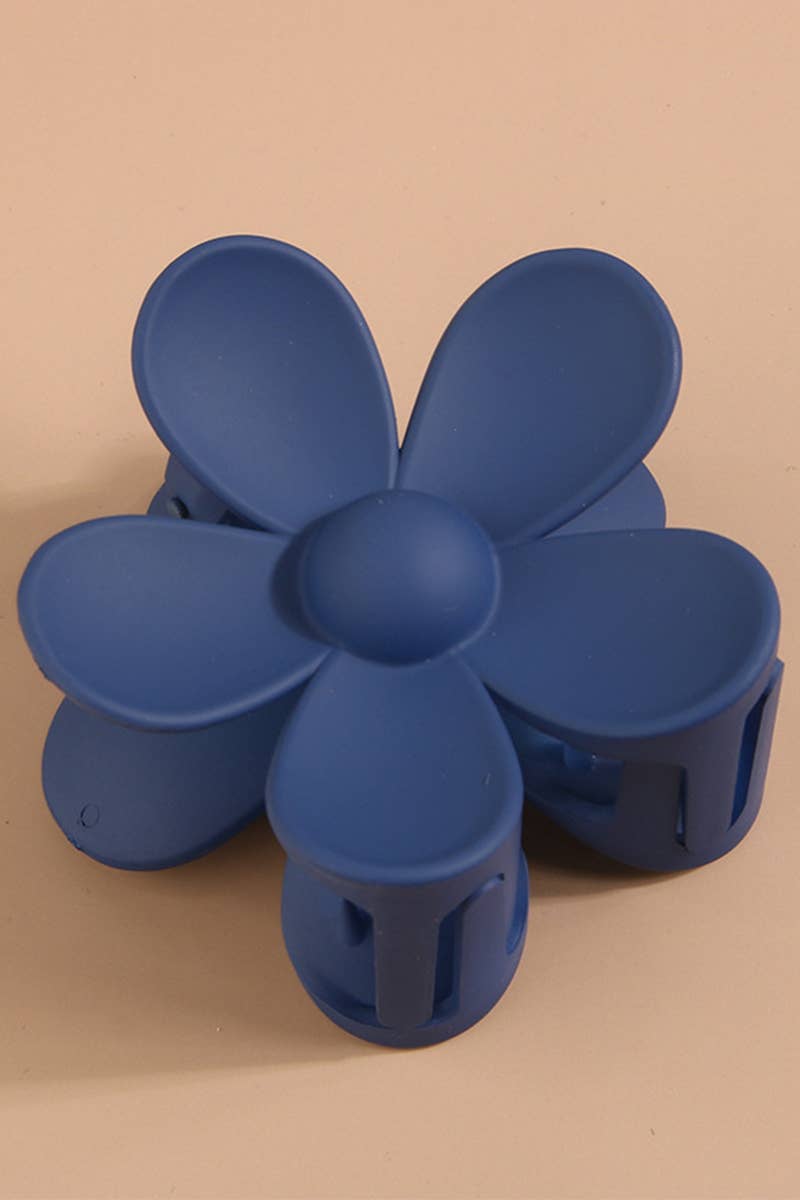 Matte Floral Hair Claw Clip ? Cute & Strong Hold_CWAHA0089