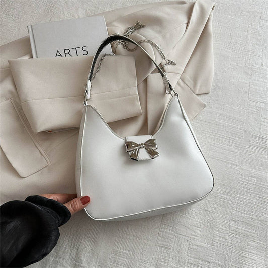 FASHIONABLE CUTE SWEET BOW UNDERARM BAG_CWAB3301