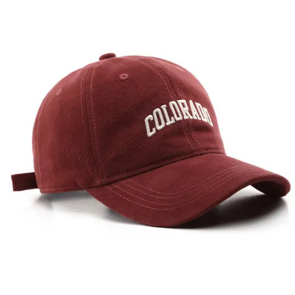 Vintage Letter Embroidered Baseball Cap Outdoor_CWAH0500