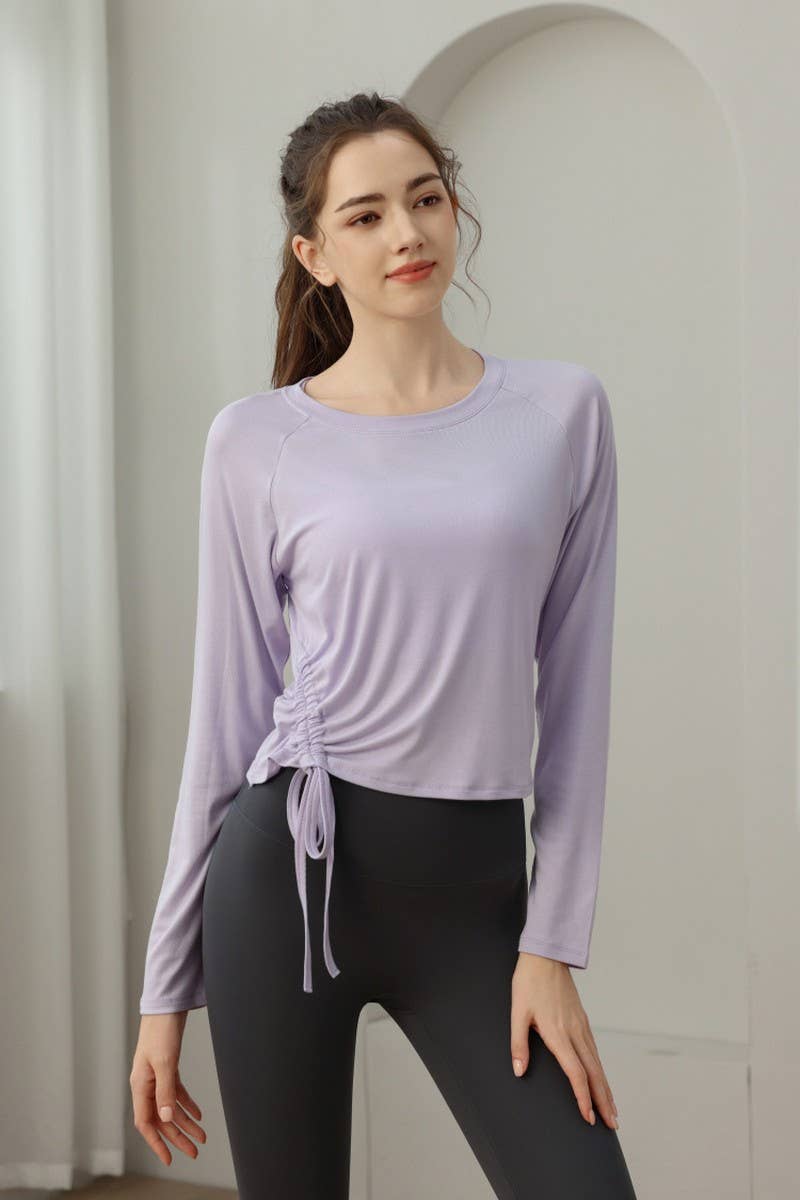 CWTBLL3631_NEW STYLE SPORTS SLIM YOGA TOPS