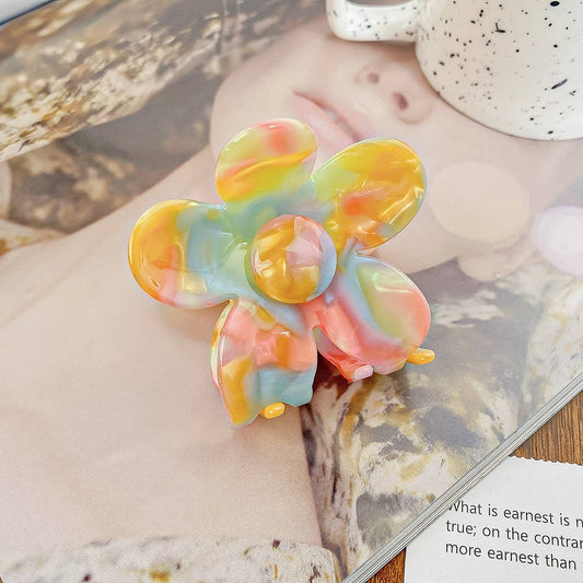 Acetic acid board flower grab elegant hair grab