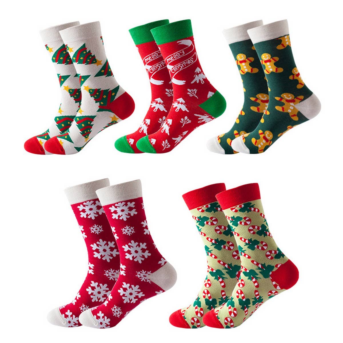 CWMS0829_Christmas Tree Snow Socks