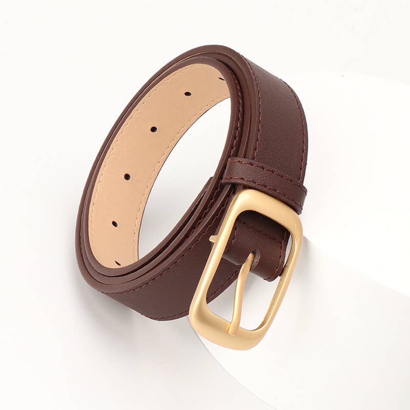 Minimalist and high-end needle-buckle belt