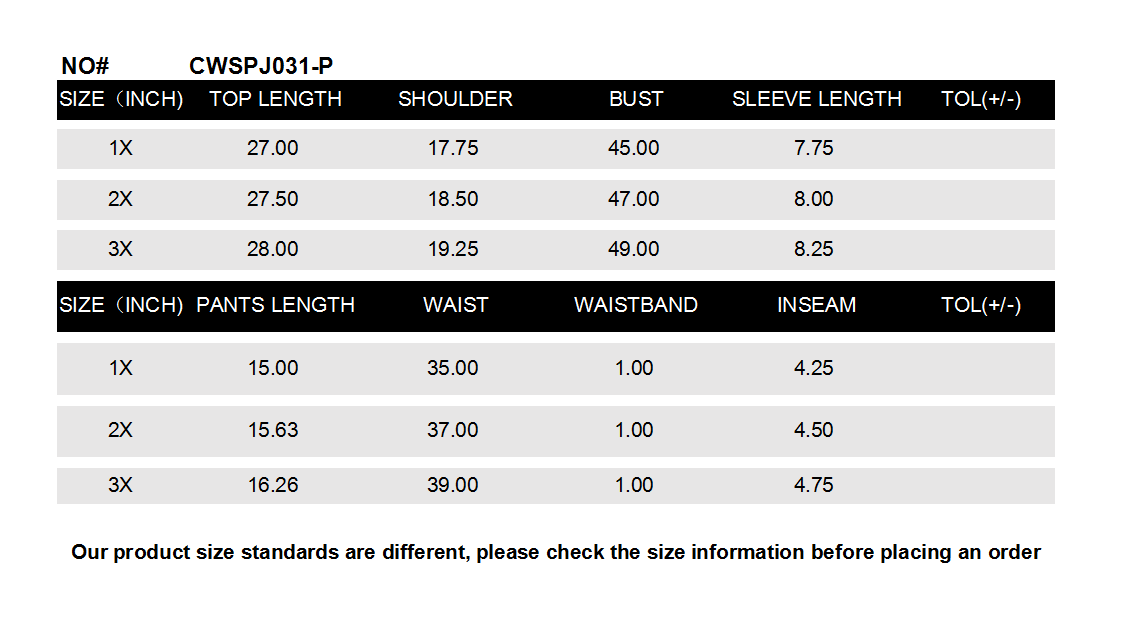 CWSPJ031-P_SHORT SLEEVE TOP WITH SHORTS PAJAMA SET