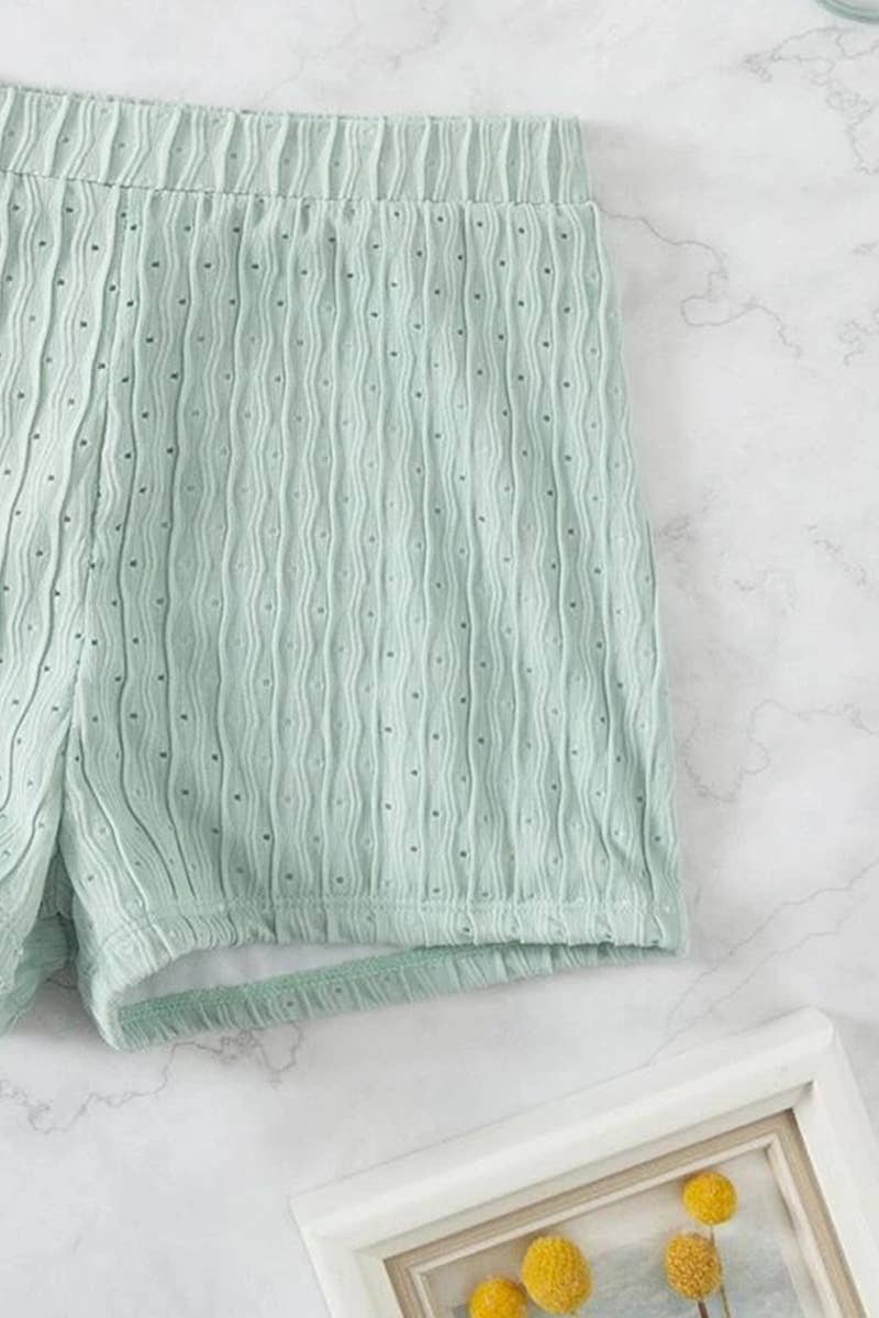 CWMW0747_BOXER SHORTS TWO-PIECE SOLID COLOR SWIMSUIT