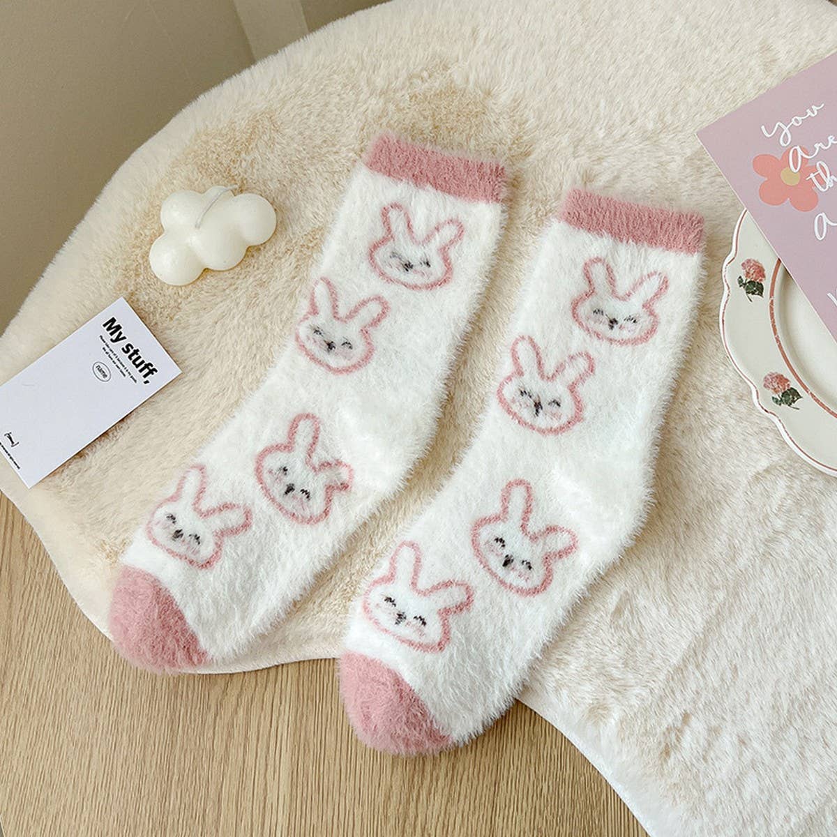 WINTER MID-CALF SOCKS THICK SLEEPING SOCKS
