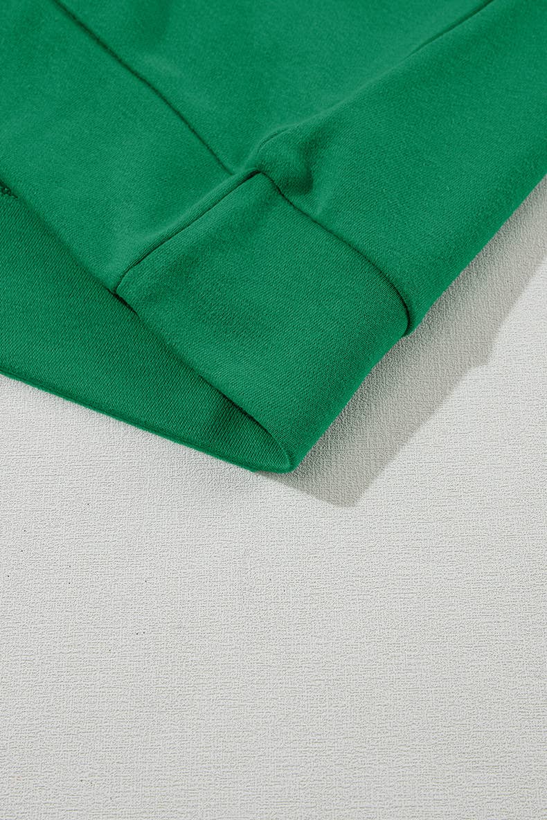 CASUAL LOOSE SOLID COLOR ROUND NECK T-SHIRT