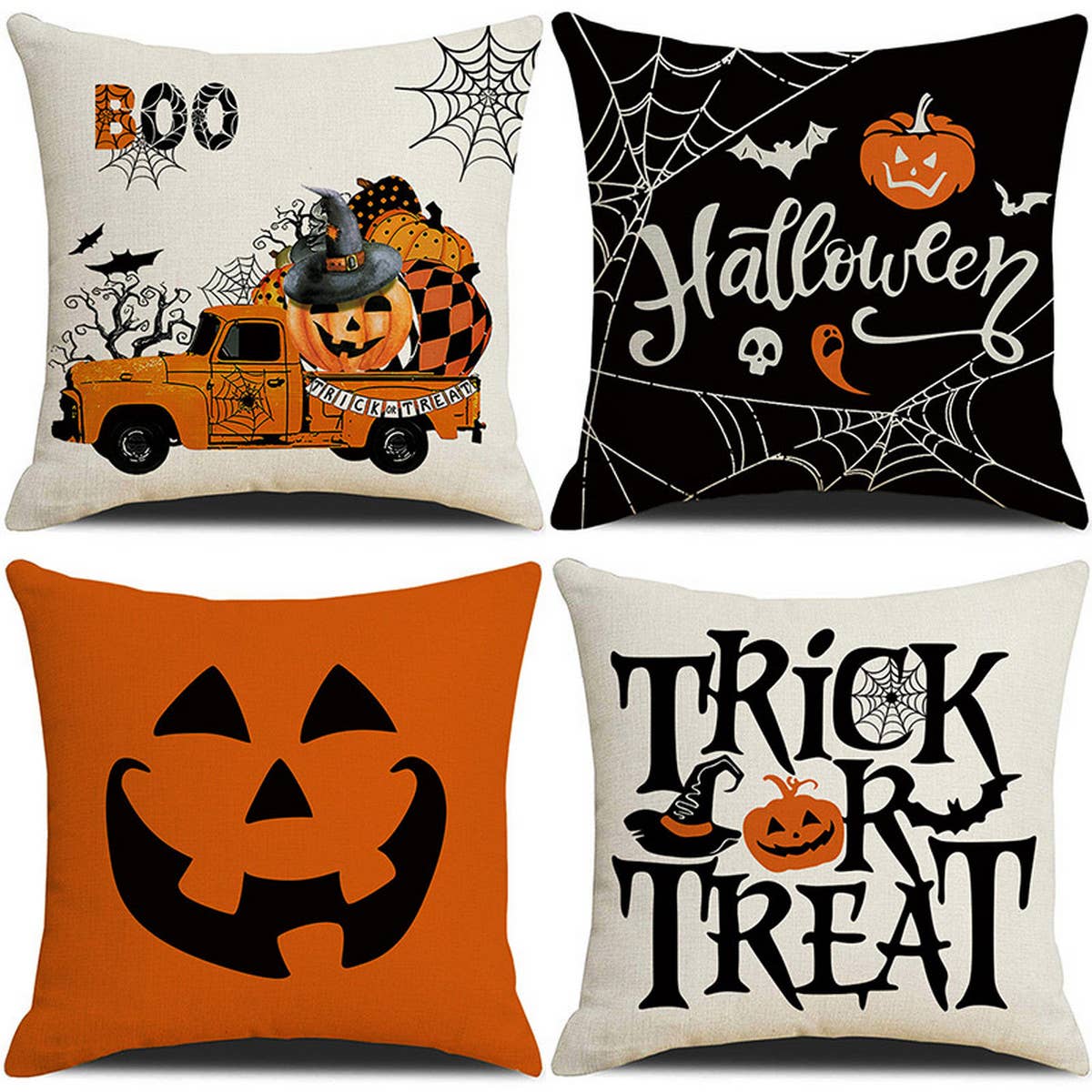 SKULL FUNNY SHORT PLUSH PILLOWCASE_CWMM1355