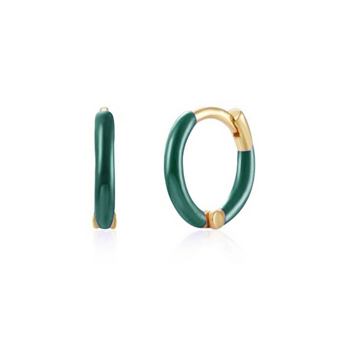 ROUND HANDMADE OIL DROP FASHION EARRINGS