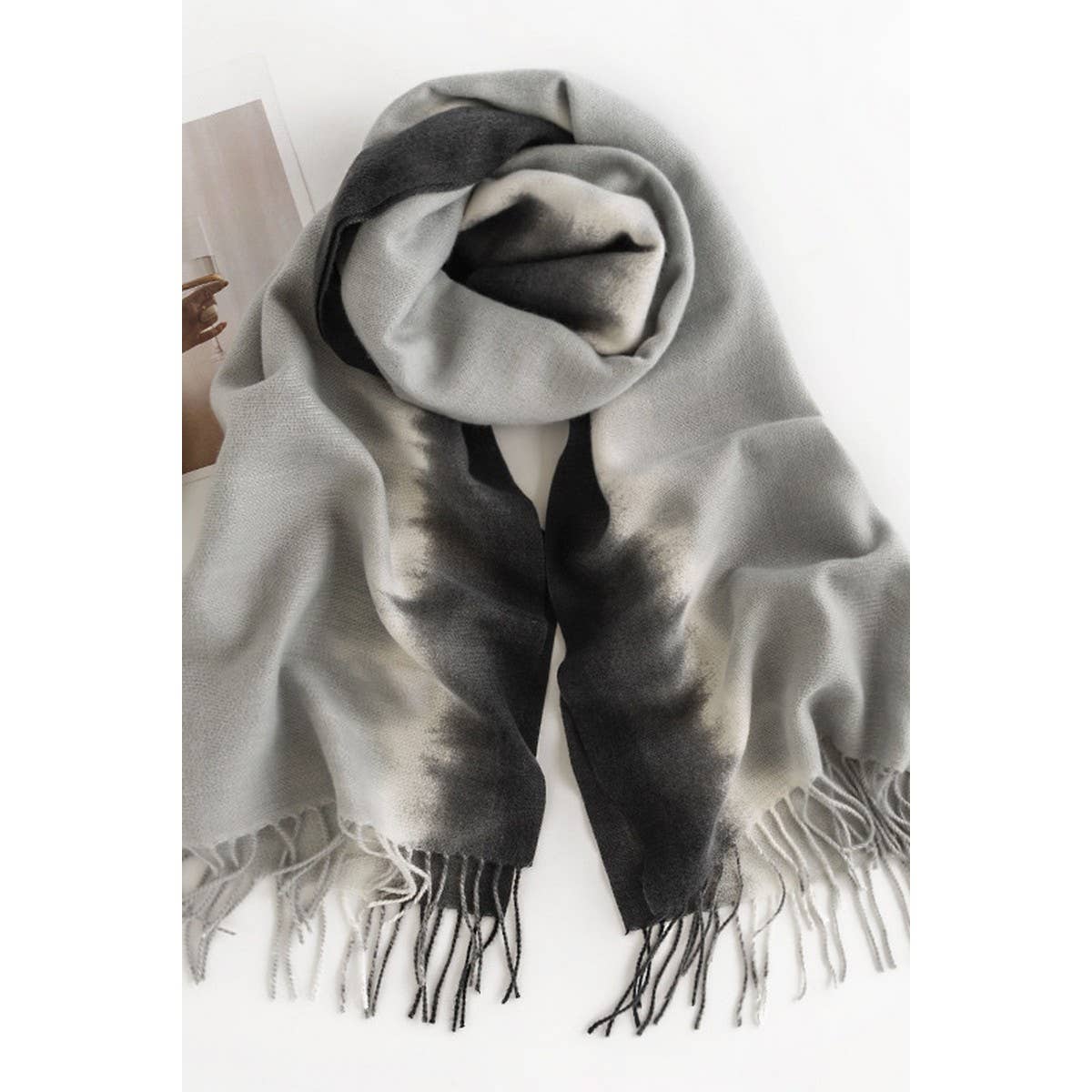 CWASC1481_GRADIENT COLOR SCARF SHAWL WARM NECK SCARF