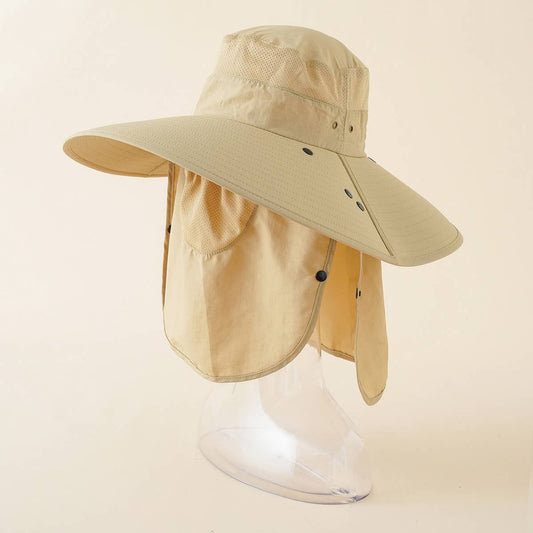 OUTDOOR SUNSHADE AND FACE-SHADING BUCKET HAT_CWAH1410
