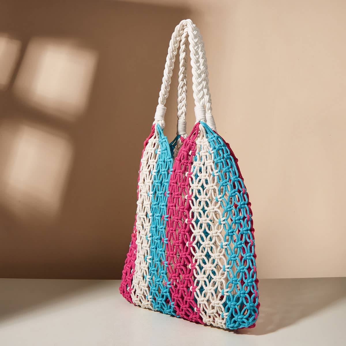 CASUAL NEW CONTRAST COLOR STITCHING HANDBAG_CWAB1988
