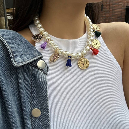 NEW TEMPERAMENT RETRO WOMEN'S NECKLACE_CWMM3180