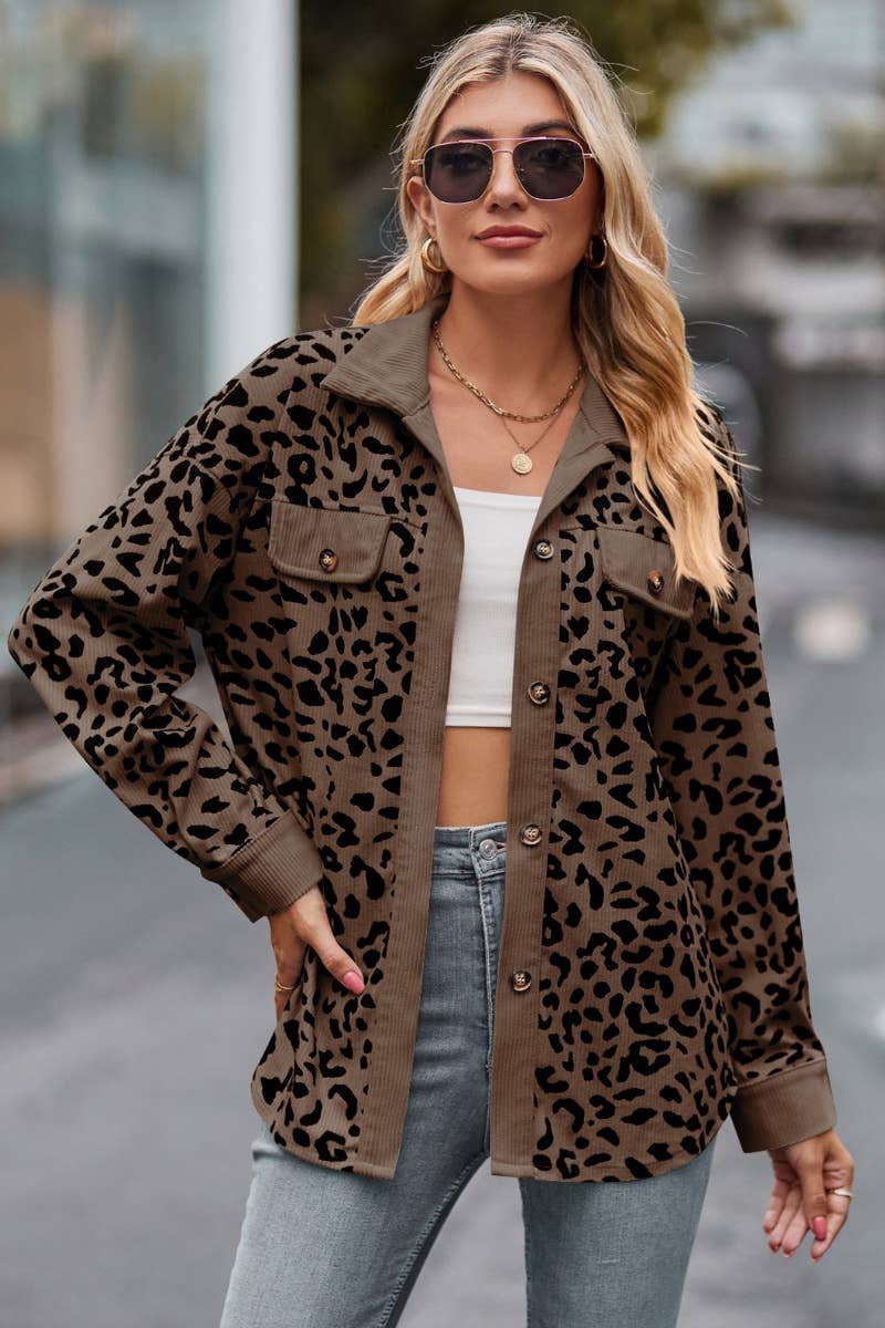 CWTSTL2119_AUTUMN LEOPARD PRINT SHIRT LONG-SLEEVED COAT
